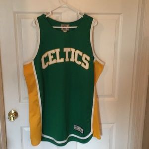 Majestic Hardwood Classics Celtics Jersey